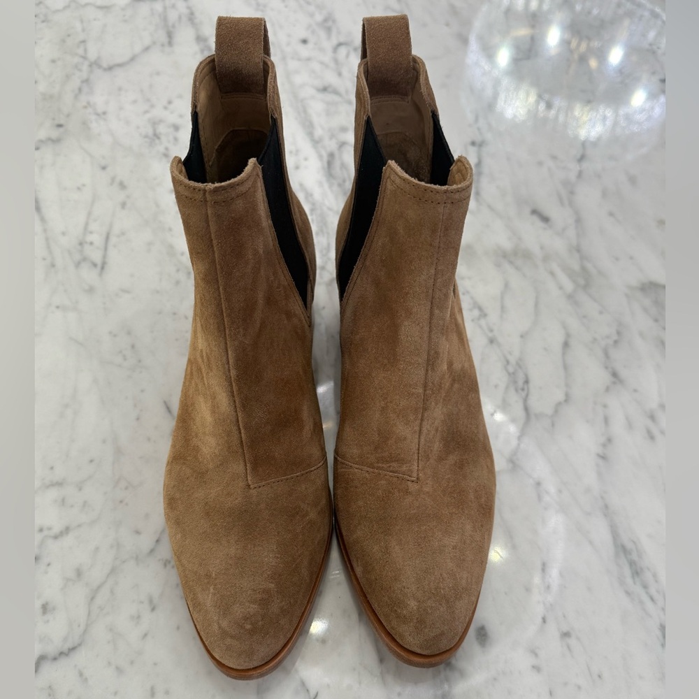 EXCELLENT rag & bone New York Walker Tan Suede Booties Size 6.5 $595 RETAIL! - Picture 9 of 10